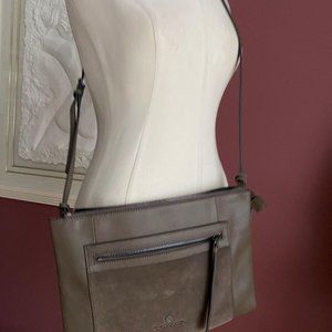 Vince Camuto “Letia” Leather and Suede Crossbody,